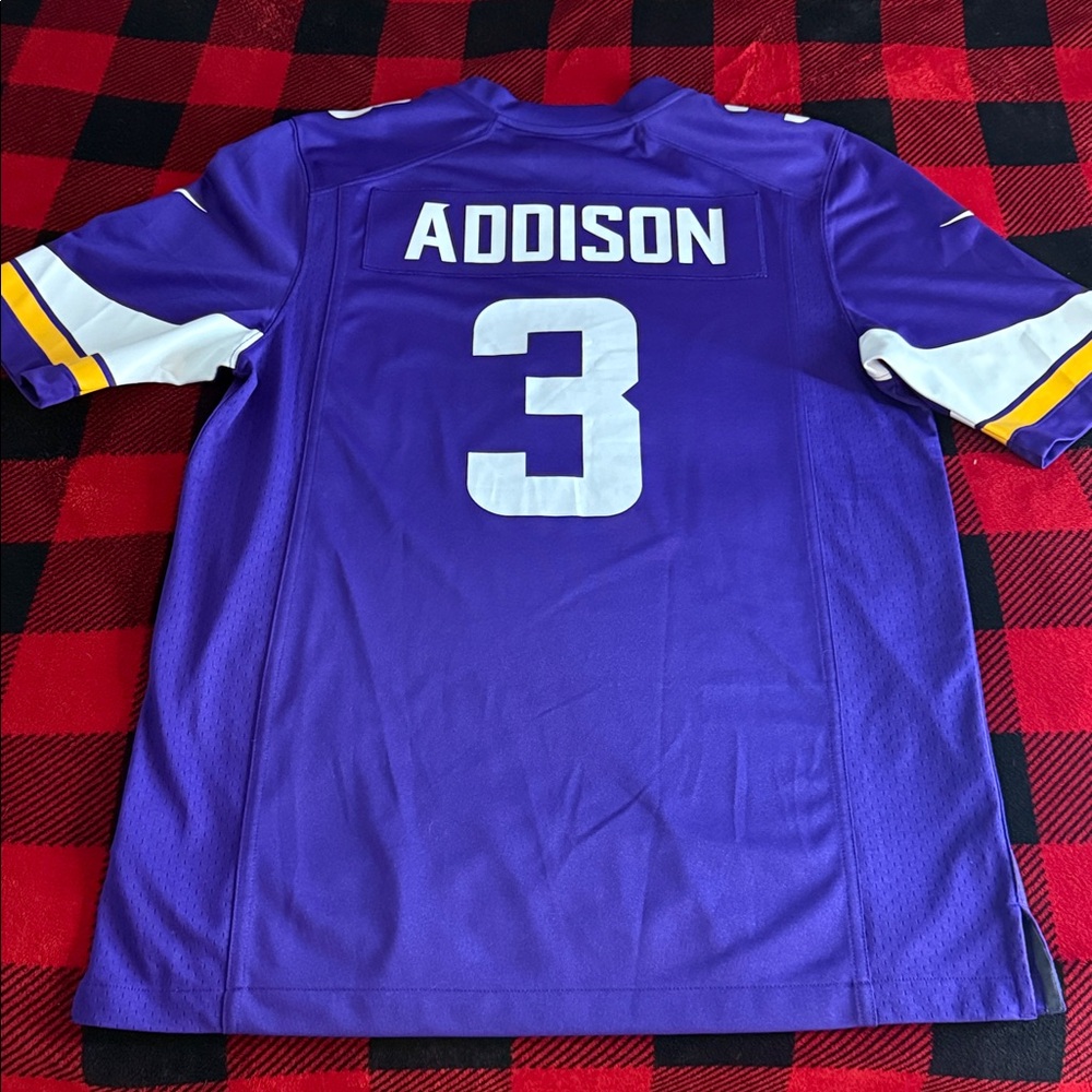 Minnesota Vikings #3 Jordan Addison NFL On Field Home Nike Jersey